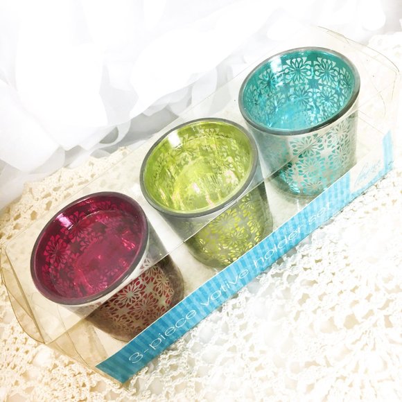 Set of 3 pieces Votive Holders NWT - Picture 3 of 5